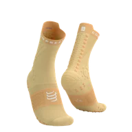 Skarpetki sportowe męskie - COMPRESSPORT Skarpetki do biegania trailowe PRORACING SOCKS V4 TRAIL impala/buff orange - miniaturka - grafika 1