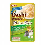 Przysmaki dla kotów - INABA CAT DASHI DELIGHTS FLAKES CHICK.TUN&SCAL 40g - miniaturka - grafika 1
