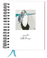 Zeszyty szkolne - Bullet journal 180 stron notatnik zeszyt w kropki A5+ notes - miniaturka - grafika 1