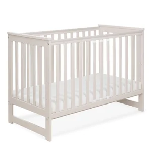 Łóżeczko drewniane z barierką IWI beż - Łóżeczka i kojce - miniaturka - grafika 1