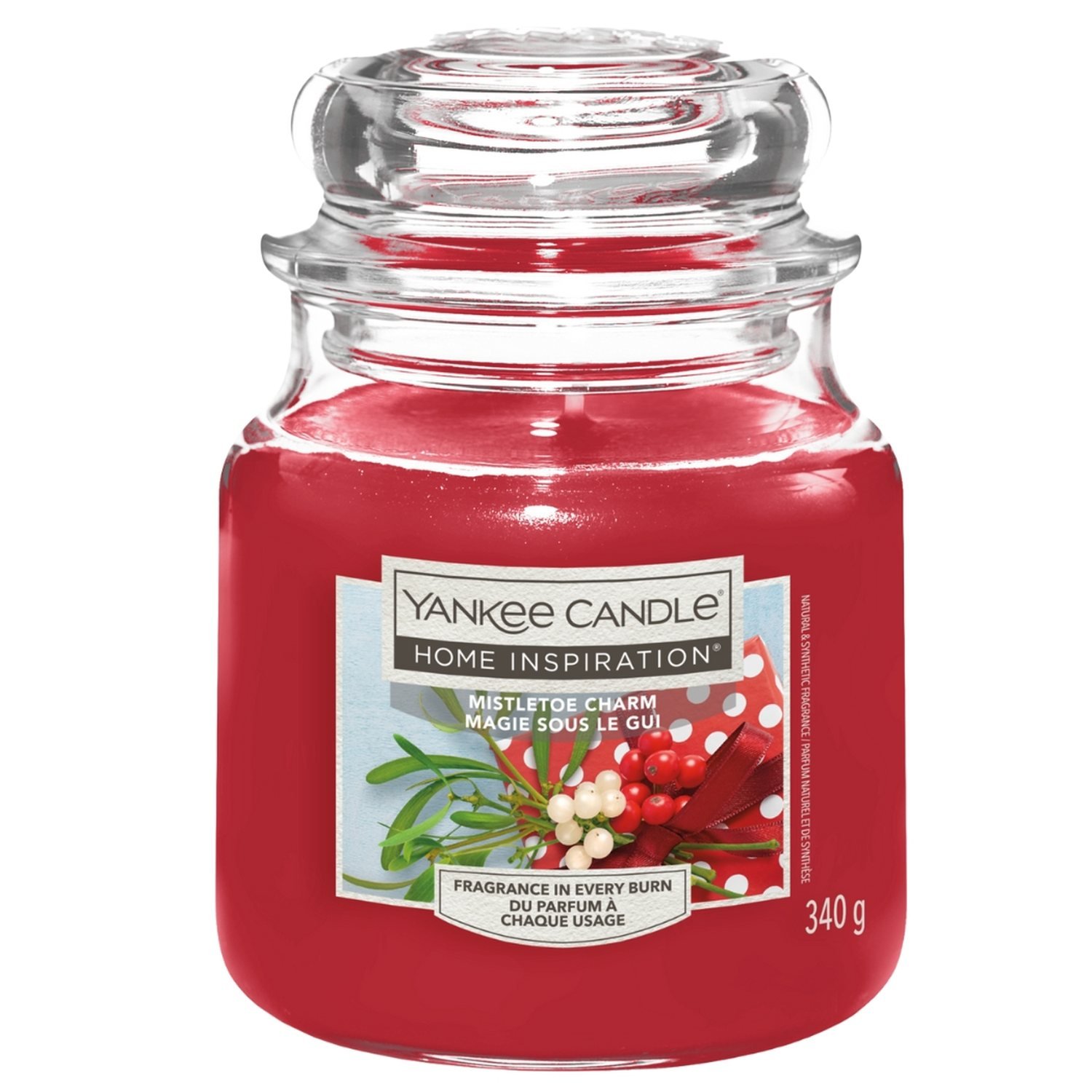 Yankee Candle Świeca Home Inspiration Mistletoe Charm, 340 g
