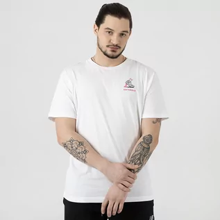 Koszulki męskie - Koszulka New Balance MT13934WT  biała - grafika 1
