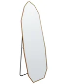 Lustra - Lustro stojące metalowe 49 x 165 cm złote TARTAS - miniaturka - grafika 1