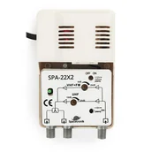 Akcesoria TV-SAT - wzmacniacz TV Spacetronik SPA-22X2 FM/VHF UHF 12V - miniaturka - grafika 1