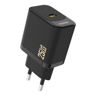 Ładowarki do telefonów - Ładowarka sieciowa Dudao A27 25W GaN USB-C Kompaktowa, Szybka - Czarna - miniaturka - grafika 1