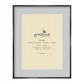 Ramki na zdjęcia - Ramka metalowa z passepartout na zdjęcie 15x20 Bk - miniaturka - grafika 1