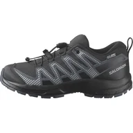 Buty dla chłopców - Salomon XA Pro V8 Wodoodporne buty trekkingowe, Szare, 30 EU, Szary, 30 EU - miniaturka - grafika 1