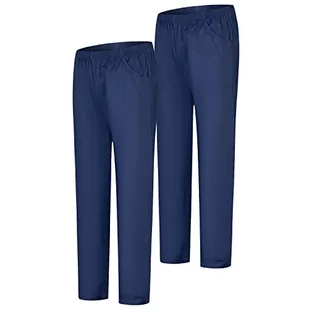 MISEMIYA - Pack 2 szt - Ekran sanitarny unisex - Mundury sanitarne MEDYCZNE EKRANTALON PRACY - Ref.8312 x 2 sztuki, Granatowy 21, 4XL - Odzież robocza - miniaturka - grafika 1