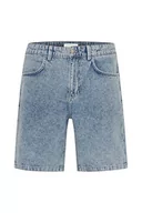 Spodenki damskie - CASUAL FRIDAY CF 0076 szorty jeansowe, 200438 denim Vintage Blue, XL - miniaturka - grafika 1