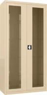 Meble i wyposażenie gabinetów medycznych - MD/2s.1015 szafa lekarska 2-skrzydłowa 1-komorowa beżowa - miniaturka - grafika 1