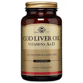 Witaminy i minerały - Solgar Cod Liver Oil Vitamins A&d 250caps - miniaturka - grafika 1