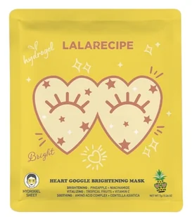 LalaRecipe Gheart Goggle Brightening Mask, Rozjaśniająca Maska w Płachcie pod Oczy - Kosmetyki pod oczy - miniaturka - grafika 1