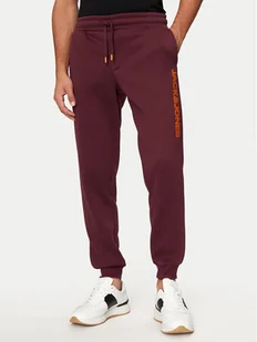 Jack&Jones Spodnie dresowe Gordon 12258477 Bordowy Regular Fit - Spodnie sportowe męskie - miniaturka - grafika 1