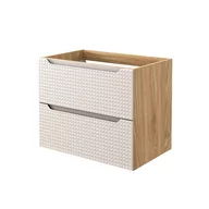 Szafki łazienkowe - Szafka łazienkowa pod umywalkę Comad Luxor 70 cm beż/jasne drewno 82-70-2S - miniaturka - grafika 1
