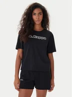 Koszulki i topy damskie - Kappa T-Shirt Frega 351M1KW Czarny Regular Fit - miniaturka - grafika 1