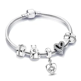 Bransoletka modułowa z motywem misia - Bransoletki - miniaturka - grafika 1