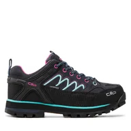 Buty trekkingowe damskie - Trekkingi CMP Moon Low Wmn Trekking Shoe Wp 31Q4786 Czarny - miniaturka - grafika 1
