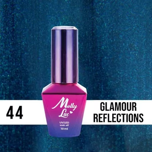 Molly Lac Lakier hybrydowy MollyLac Elite women Glamour reflections 10 ml Nr 44 - Lakiery hybrydowe Molly Lac Lakier hybrydowy MollyLac Elite women Glamour reflections 10 ml Nr 44 - Lakiery hybrydowe - miniaturka - grafika 1