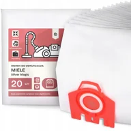 Worki do odkurzaczy - 20x Worek do Odkurzacza Miele Silver Magic Syntetyczny Duży Torba Worki G9 - miniaturka - grafika 1