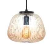 Lampy sufitowe - Brilliant Lampa wisząca Kaizen, Ø 25 cm, bursztyn, szkło - miniaturka - grafika 1
