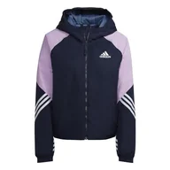 Kurtki damskie - adidas Damska kurtka W BTS Hd Jkt, Tinley/LILGOZ, L, TINLEY/LILGOZ, L - miniaturka - grafika 1