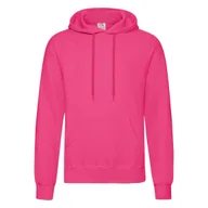 Bluzy męskie - Bluza męska z kapturem Hooded Sweat Fruit of the Loom - Fuchsia S - miniaturka - grafika 1