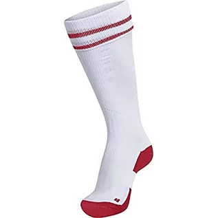 Skarpetki męskie - Hummel Unisex Element Football Sock skarpety biały Weiß/True Rot 46-48 204046-9402 - grafika 1