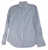 Koszule męskie - Niebieska koszula męska TM LEWIN L - miniaturka - grafika 1