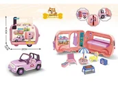 Samochody i pojazdy dla dzieci - Madej Auto z przyczepą play pocket 22x12x16,5cm - miniaturka - grafika 1