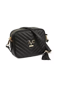 19V69 WŁOCHY - Kobiety Torba Księżyc Silver, WOMEN SHOULDER BAG Kobiety, Czarny - Torebki damskie - miniaturka - grafika 1