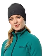 Czapki damskie - Jack Wolfskin Real Stuff czapka beanie Black One Size - miniaturka - grafika 1