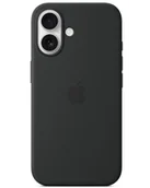 Etui i futerały do telefonów - Apple Etui iPhone 16 Silicone MagSafe - Czarne - miniaturka - grafika 1