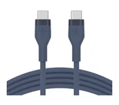 Kable USB - Belkin Silicone 2.0 USB-C - USB-C 2m (niebieski) - miniaturka - grafika 1