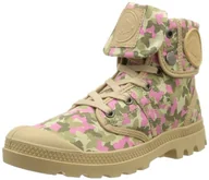 Kozaki damskie - Palladium Baggy Camo F, kozaki damskie, różowy - Różowa róża 157 różowa - 41 EU - miniaturka - grafika 1