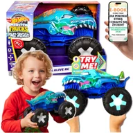 Zabawki konstrukcyjne - Hot Wheels ZDALNIE STEROWANY Monster Truck Mega Wrex 1:15 + Dźwięki PREZENT DLA CHŁOPCA NA ŚWIĘTA Dla 5 6 7 8 Latka + EBOOK-1 - miniaturka - grafika 1