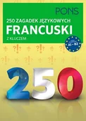Książki do nauki języka francuskiego - Pons 250 zagadek językowych francuski z kluczem - LektorKlett - miniaturka - grafika 1