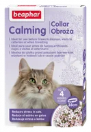 Suplementy i witaminy dla kotów - Beaphar Calming Collar obroża antystresowa dla kota 35 cm 39880-uniw - miniaturka - grafika 1
