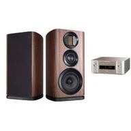 Zestawy stereo - MARANTZ MELODY X MCR612 S + WHARFEDALE EVO 4.2 orzech - miniaturka - grafika 1