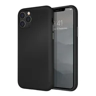 Etui i futerały do telefonów - UNIQ Etui Uniq Lino Hue iPhone 11 Pro, czarne 8886463671351 - miniaturka - grafika 1
