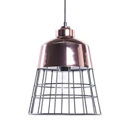 Lampy sufitowe - Beliani Lampa wisząca Lampa wisząca metalowa miedziana MONTE 51772 - miniaturka - grafika 1