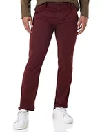 Spodnie męskie - BOSS Spodnie męskie płaskie, ciemnoczerwone, 3830 - miniaturka - grafika 1