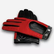 Rękawiczki - napoREBEL (czarny/czerwony) - XS - James Hawk - miniaturka - grafika 1