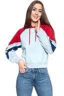 Bluzy damskie - Bluza Wrangler Raglan Sweat Angel Falls Blu W6N5Irb07-Xs - miniaturka - grafika 1