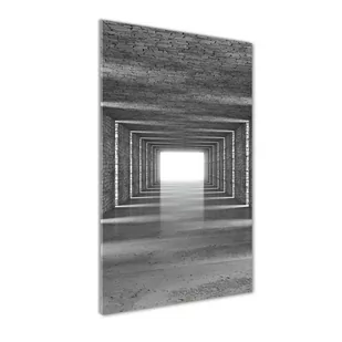 Foto obraz szkło hartowane pionowy Tunel z cegły - Foto gadżety - miniaturka - grafika 1
