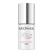 Lakiery hybrydowe - Neonail Revital Base FIBER 7,2ml - miniaturka - grafika 1