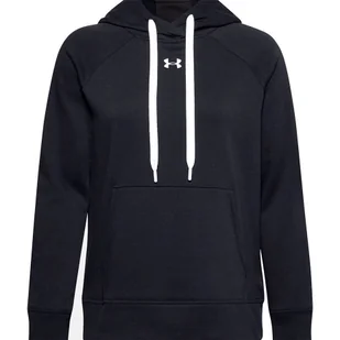 Bluza damska Under Armour Rival Fleece Hb Hoodie czarna 1356317 001-XXL - Bluzy damskie - miniaturka - grafika 1