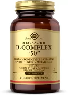 Megasorb B-Complex 50  (100 tabl.) - Suplementy diety - miniaturka - grafika 1