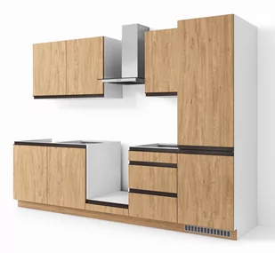 Zestaw Mebli Kuchennych Bari Plus 300-P Dąb Kamienny - Meble kuchenne - miniaturka - grafika 1