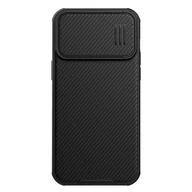 Szkła hartowane na telefon - Etui Nillkin CamShield S Apple iPhone 14 Pro Max czarne - miniaturka - grafika 1
