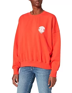 Wrangler Luźna bluza damska, Poppy Red, XL - Bluzy damskie - miniaturka - grafika 1